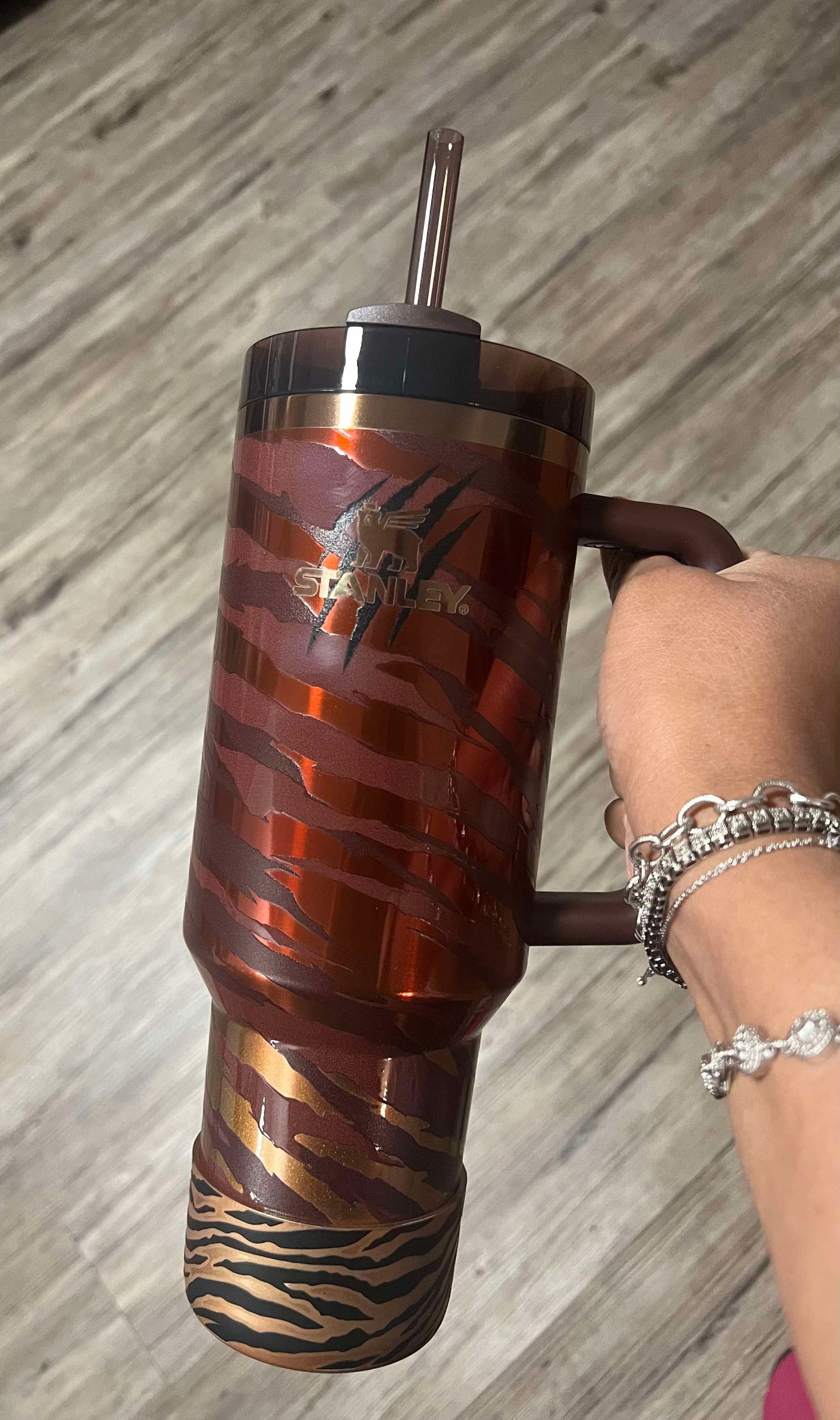 Bronze Tiger - 3D Silicone Tumbler Boot