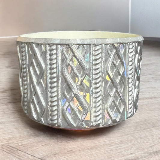 Iridescent Kaleidoscope - SWEATER Silicone Tumbler Boot