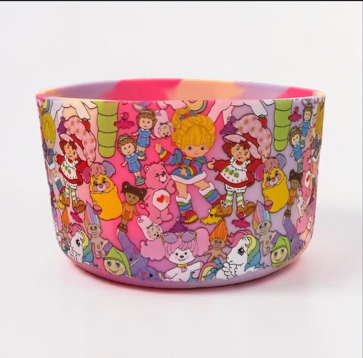 Awesome 80's Swirl- Silicone Tumbler Boot