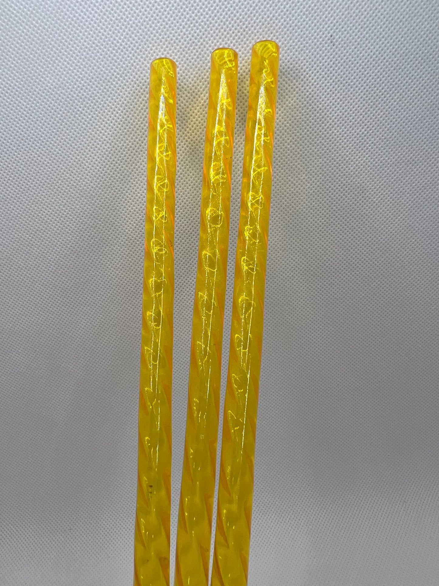 Yellow Crystal Swirly Straw (40oz Tumbler)