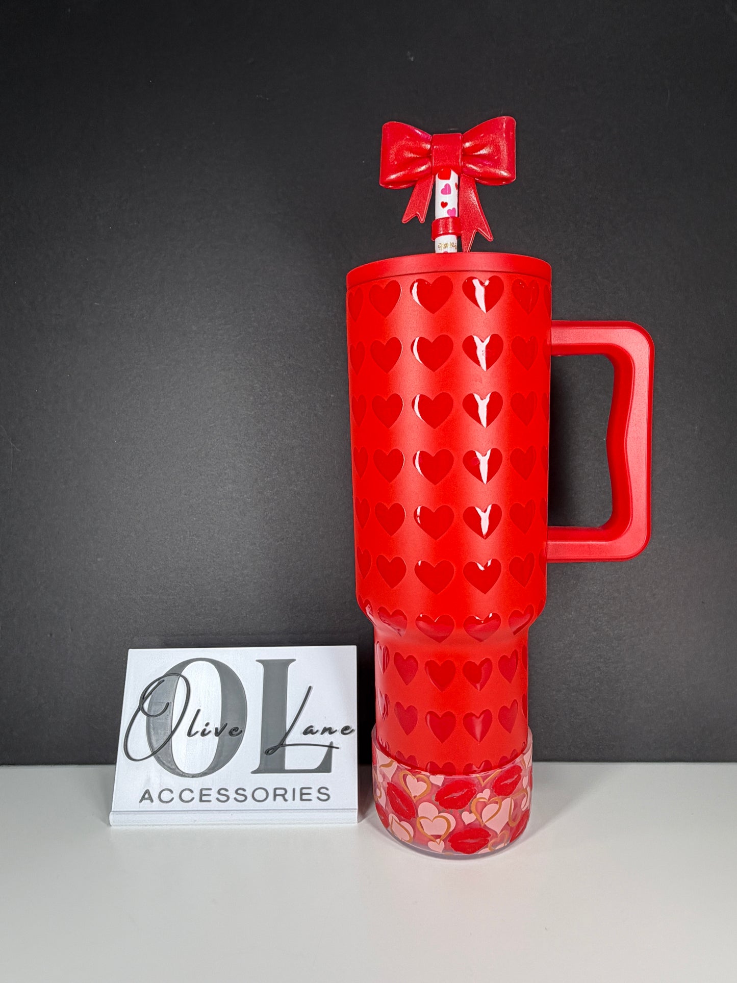 Kiss Me Clear 3D Silicone Tumbler Boot