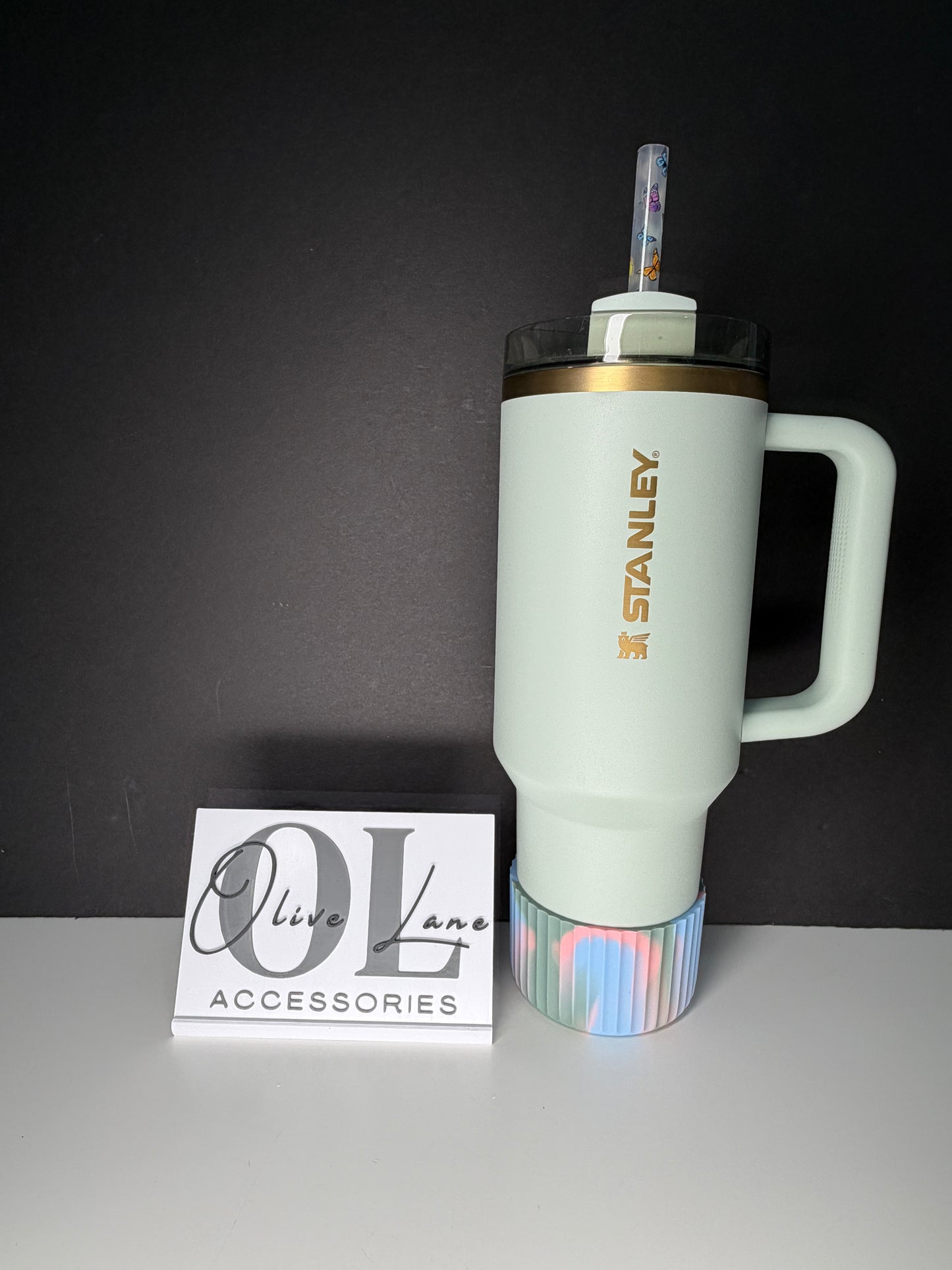 Antonela Swirl FLUTED - Silicone Tumbler Boot