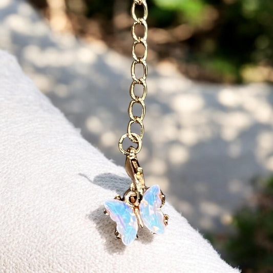 Iridescent Butterfly - Handle Charm