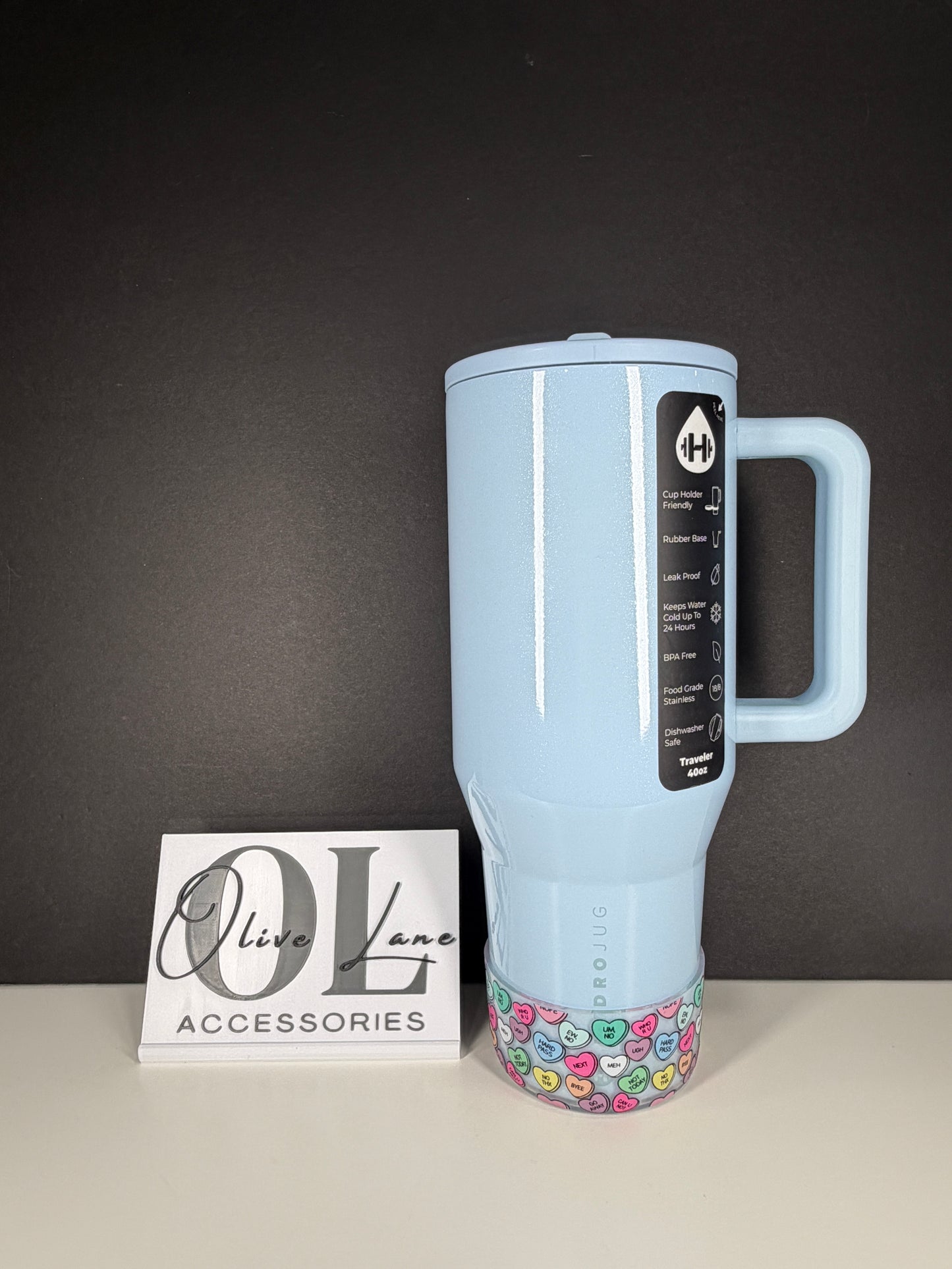 Anti-Valentine Clear - 3D Silicone Tumbler Boot