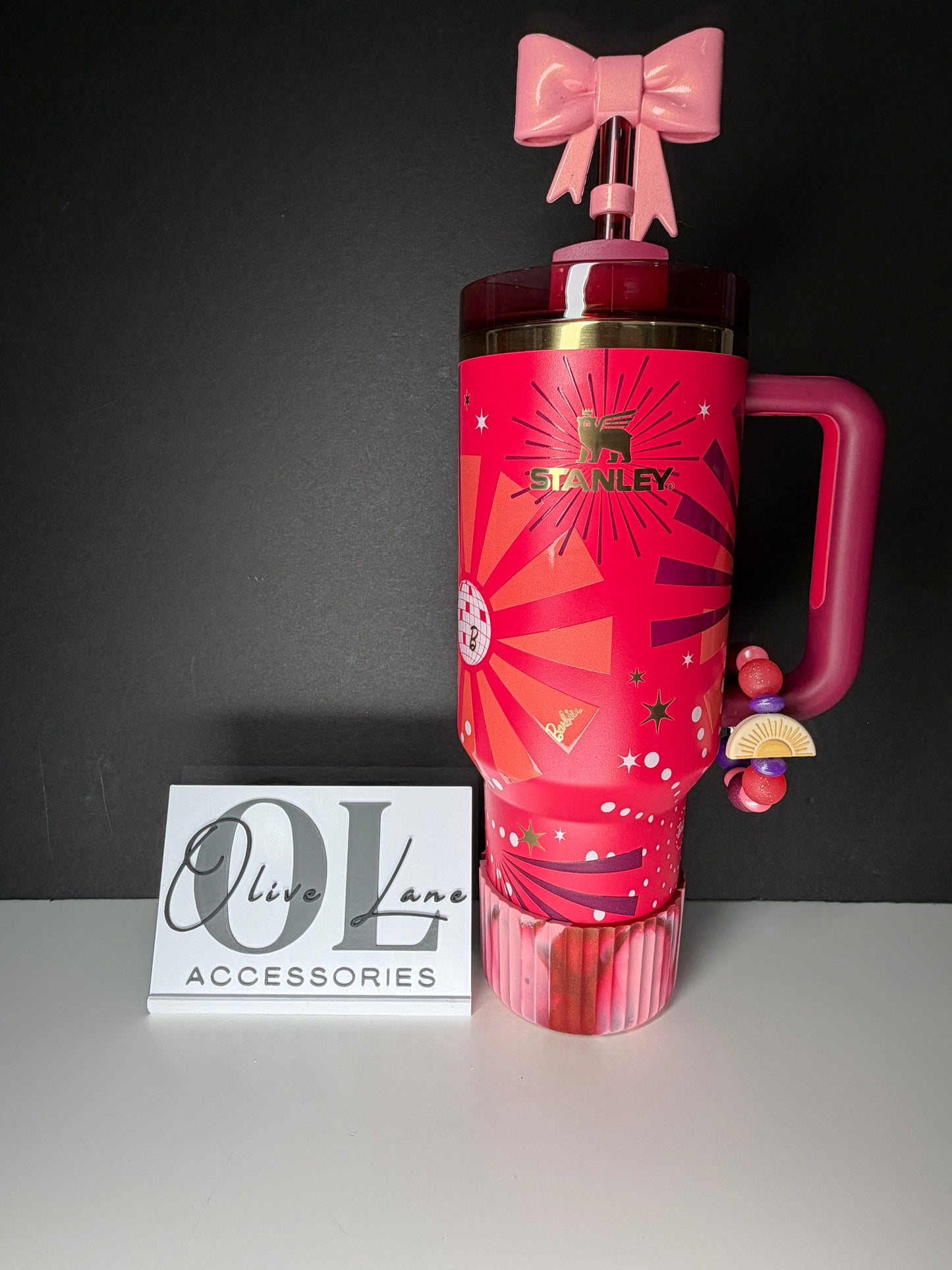 Blush Maroon Metallic FLUTED - Silicone Tumbler Boot