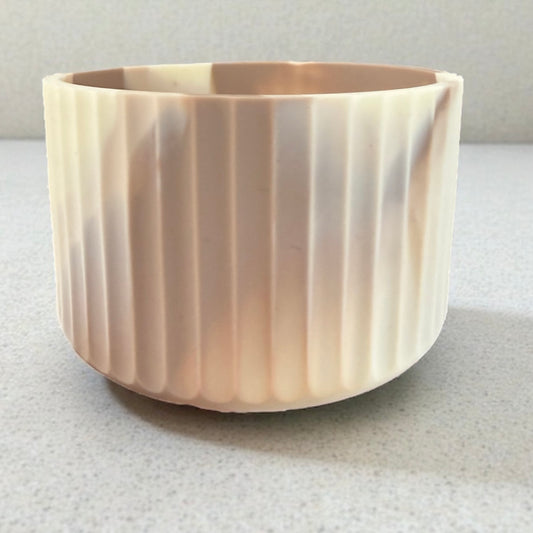 Almond Rose FLUTED - Silicone Tumbler Boot