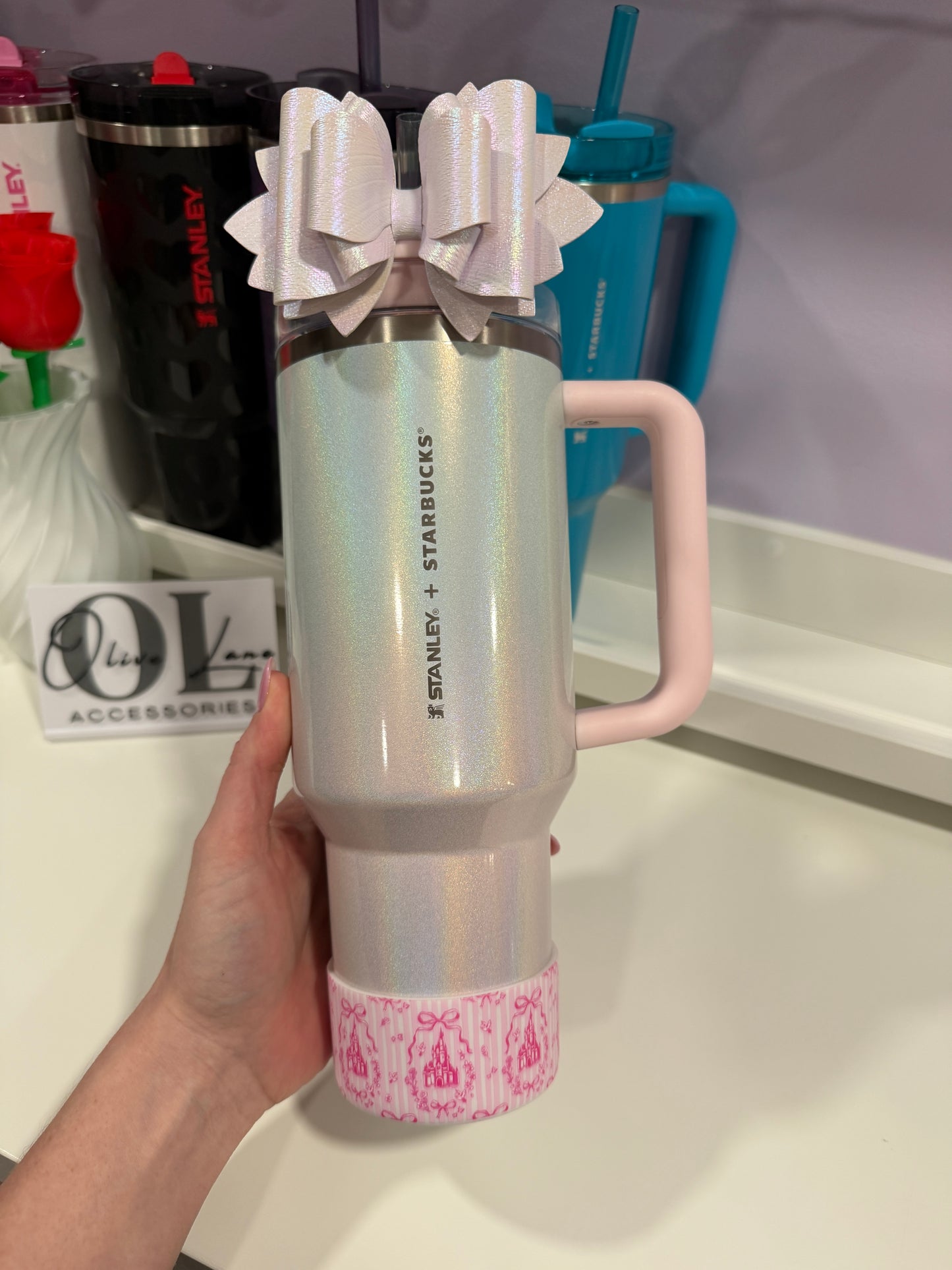 Magical Castle White - Silicone Tumbler Boot