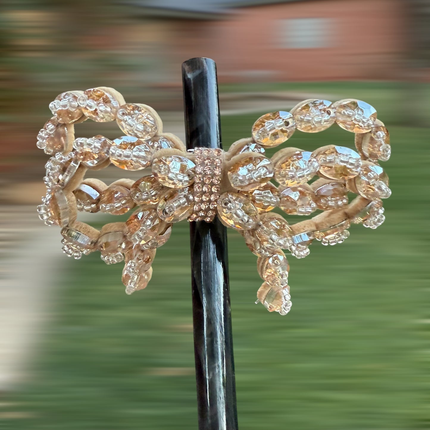 Nude Bling - Boujee Tumbler Bow