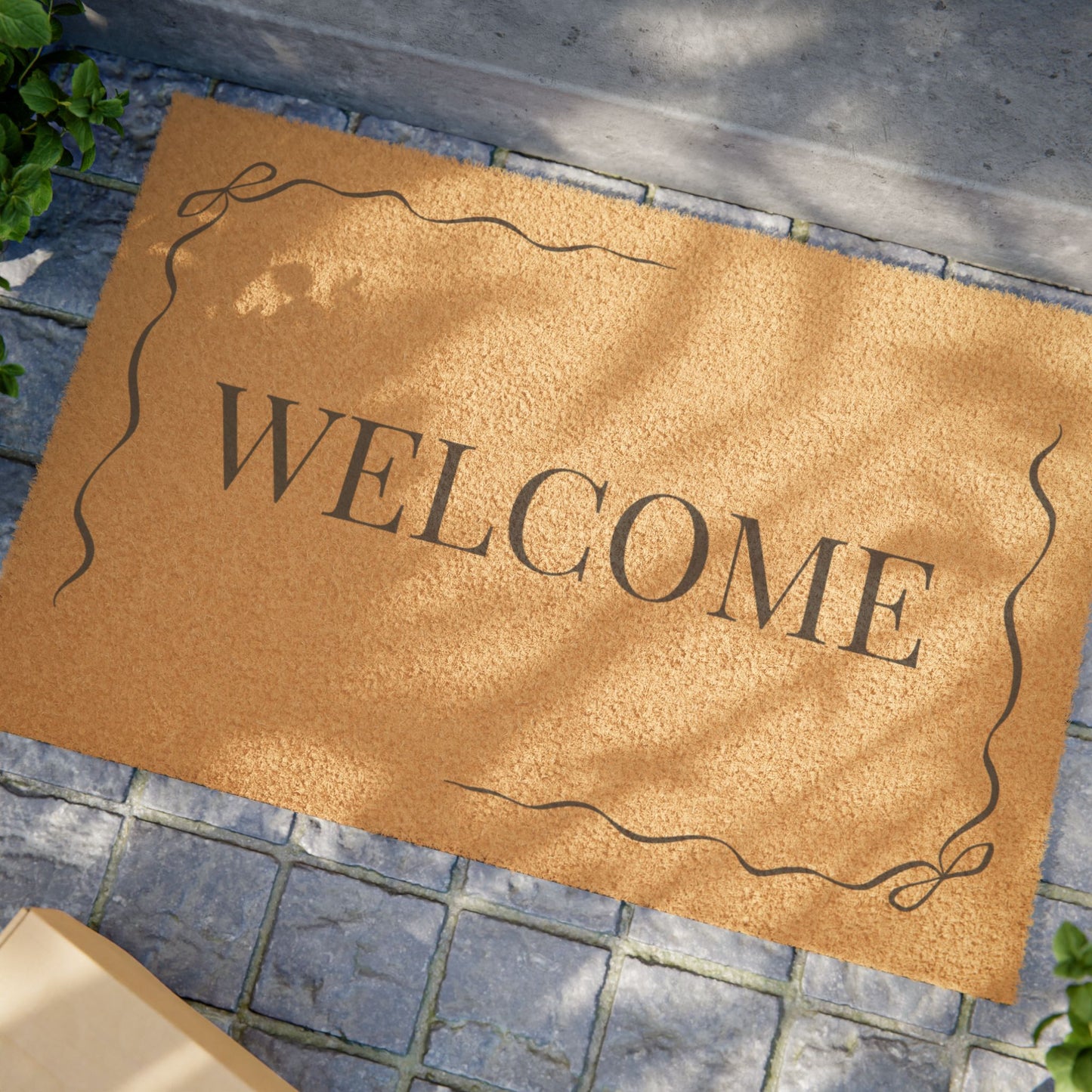 Welcome Bows Doormat