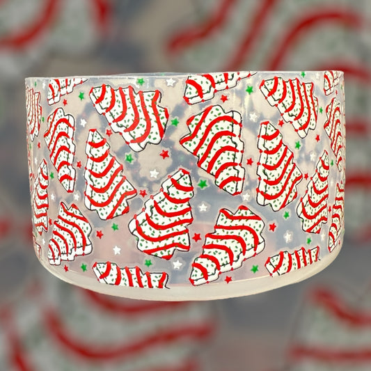 Christmas Tree Cakes Clear - 3D Silicone Tumbler Boot