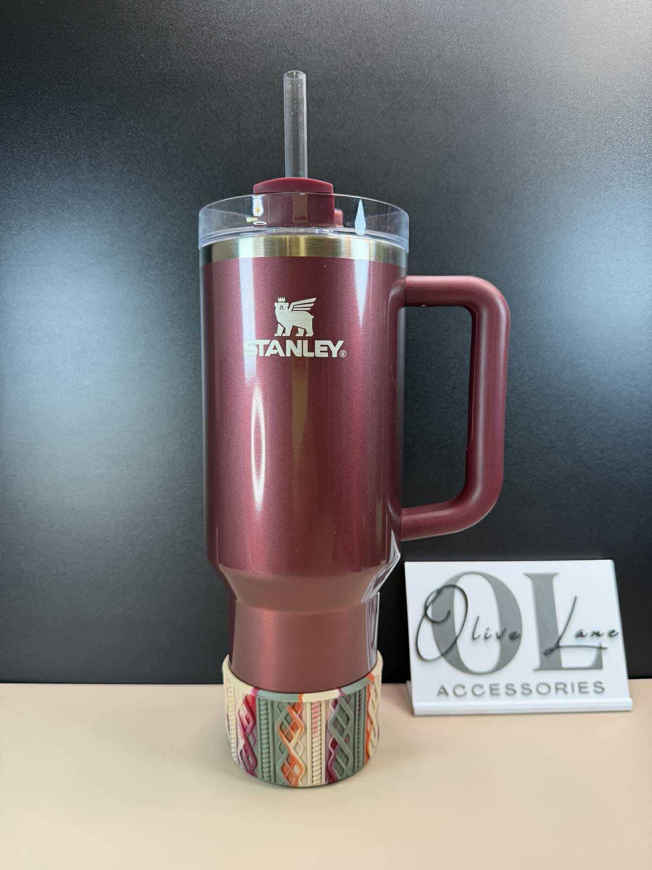 Fall Swirl - SWEATER Silicone Tumbler Boot