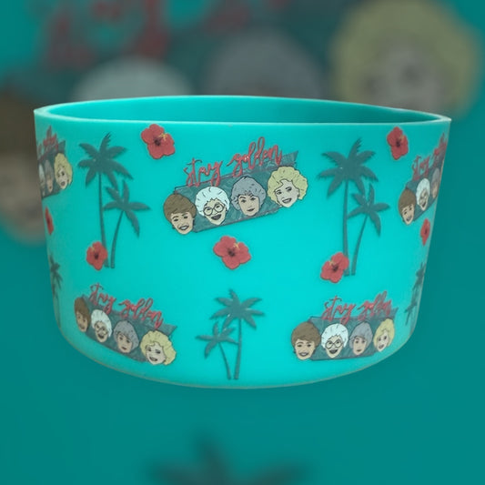 Squad Goals Turquoise - Silicone Tumbler Boot