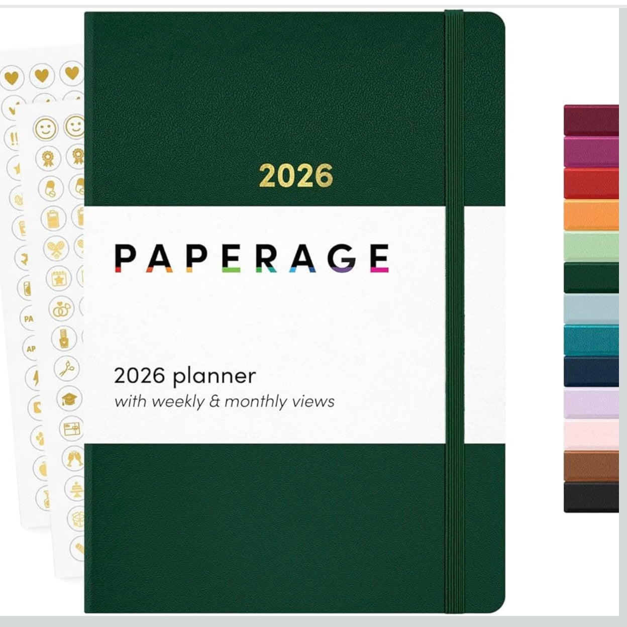 2026 Paperage Dated Planner- Monthly & Weekly Views