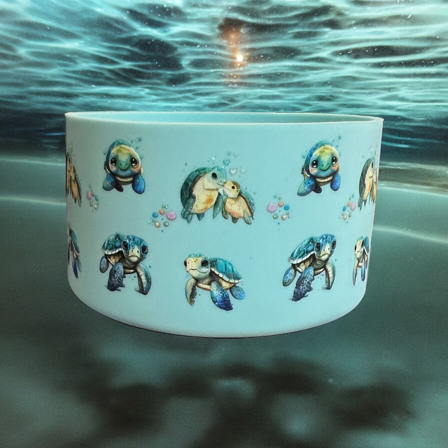 Sea Turtles 3D Silicone Tumbler Boot