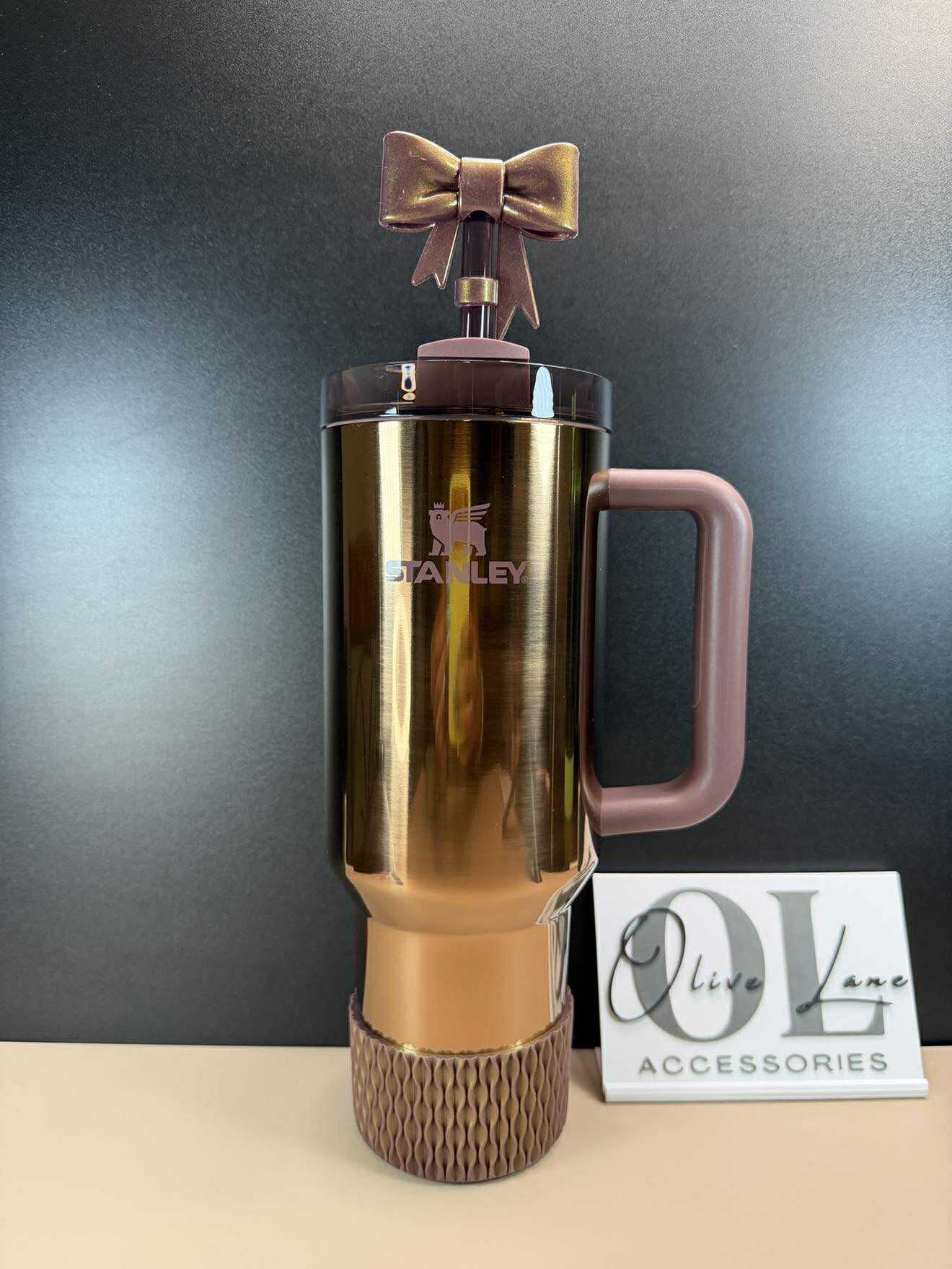 Wine Metallic - WAVES Silicone Tumbler Boot