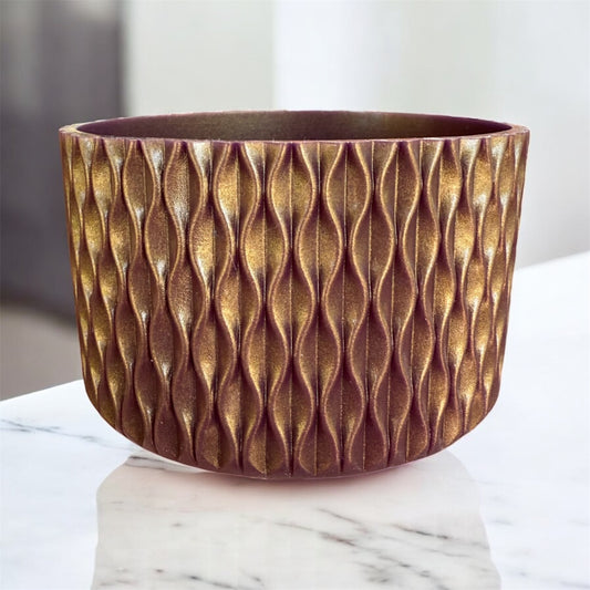 Wine Metallic - WAVES Silicone Tumbler Boot