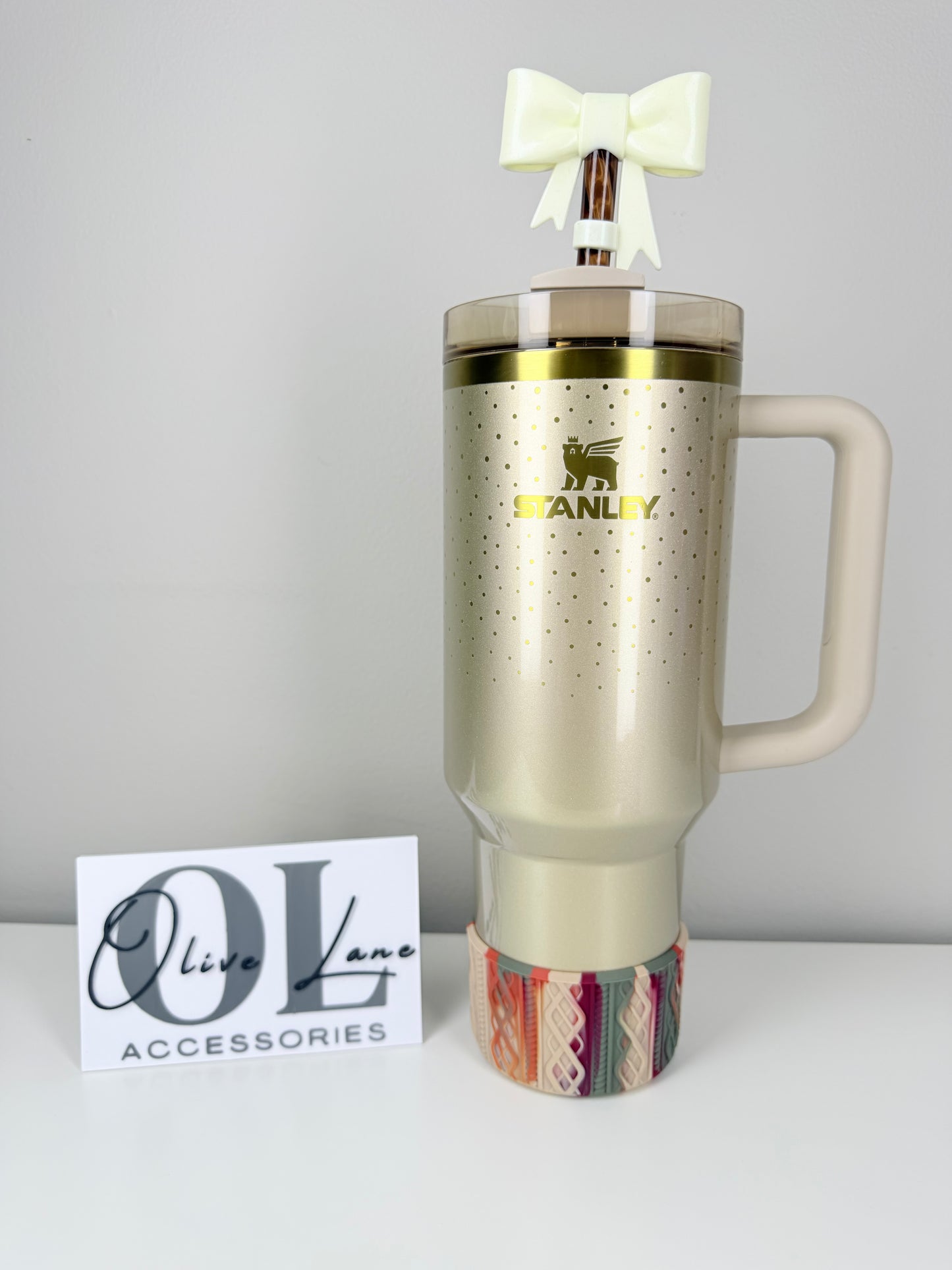 Fall Swirl - SWEATER Silicone Tumbler Boot