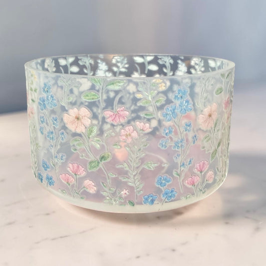 Forget Me Knot Meadow CLEAR - 3D Silicone Tumbler Boot