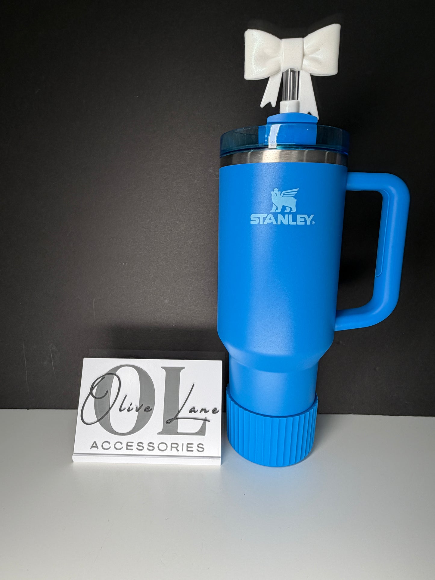 Azure Blue FLUTED - Silicone Tumbler Boot