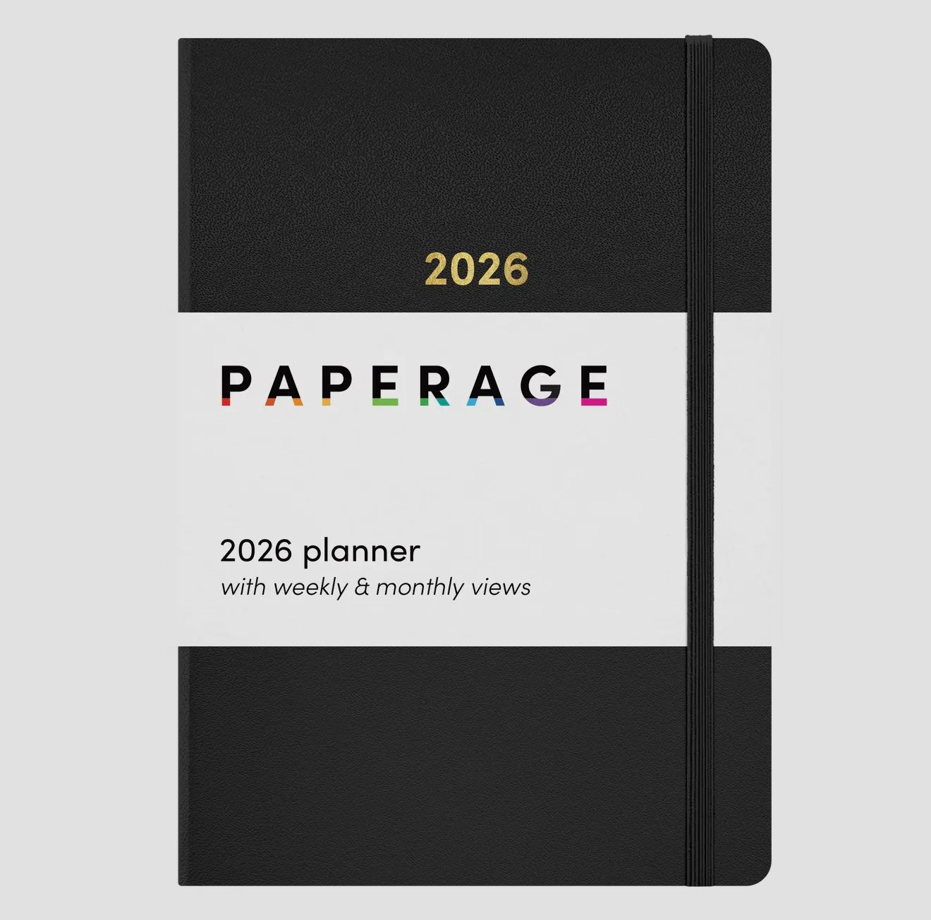 2026 Paperage Dated Planner- Monthly & Weekly Views