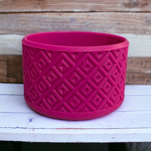 Fuchsia DIAMONDS Silicone Tumbler Boot