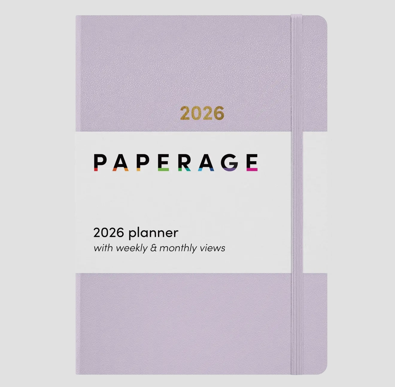 2026 Paperage Dated Planner- Monthly & Weekly Views
