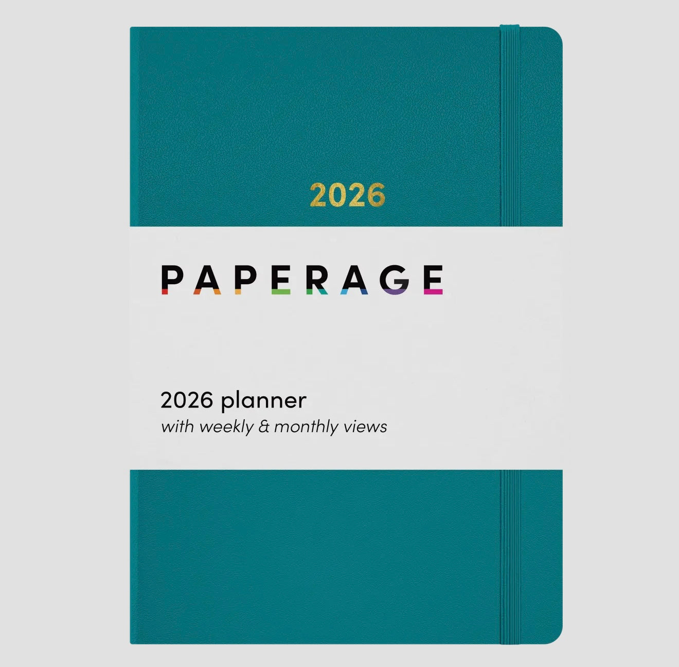 2026 Paperage Dated Planner- Monthly & Weekly Views