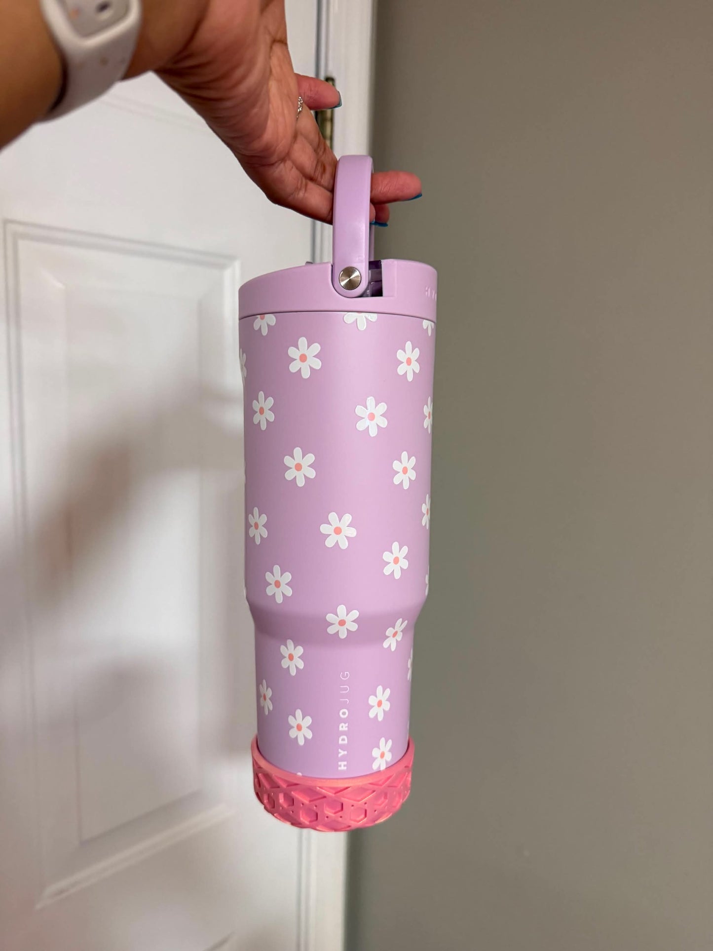 Blush Metallic Shorty Waffle 3" - Silicone Tumbler Boot