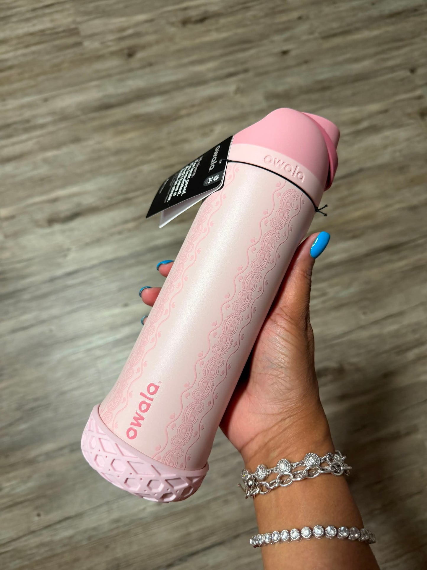 Pale Pink Shorty Waffle 3" - Silicone Tumbler Boot