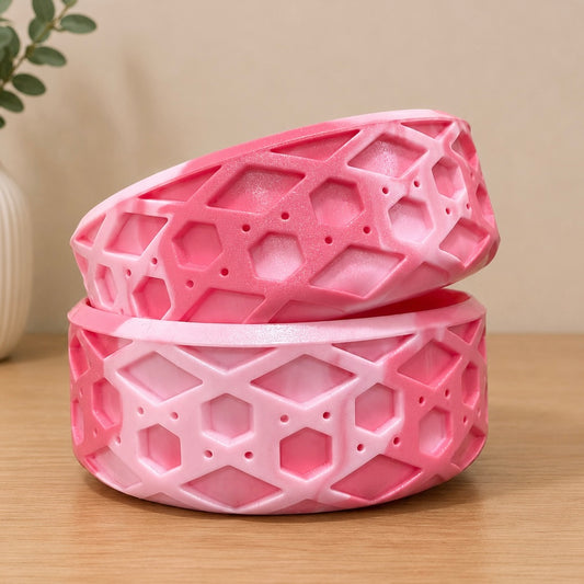 Cherry Candy SHIMMER Shorty Waffle 3" - Silicone Tumbler Boot