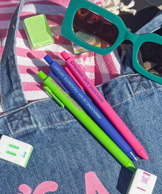 Mahjong  - Gel Pen 4 Pack