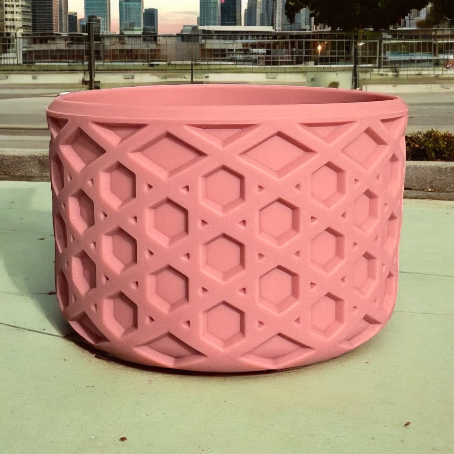 Antique Pink WAFFLE Silicone Tumbler Boot