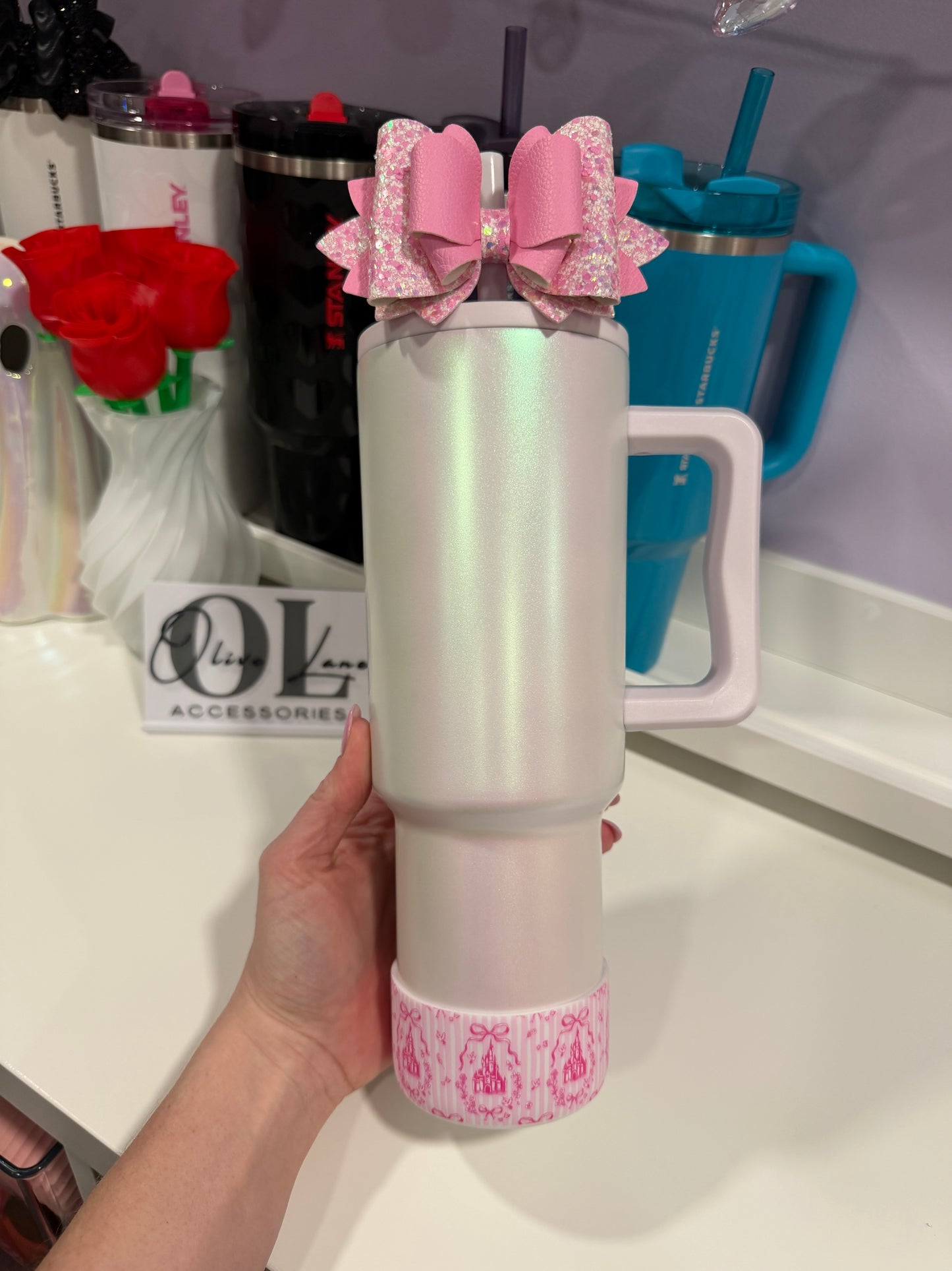 Magical Castle White - Silicone Tumbler Boot