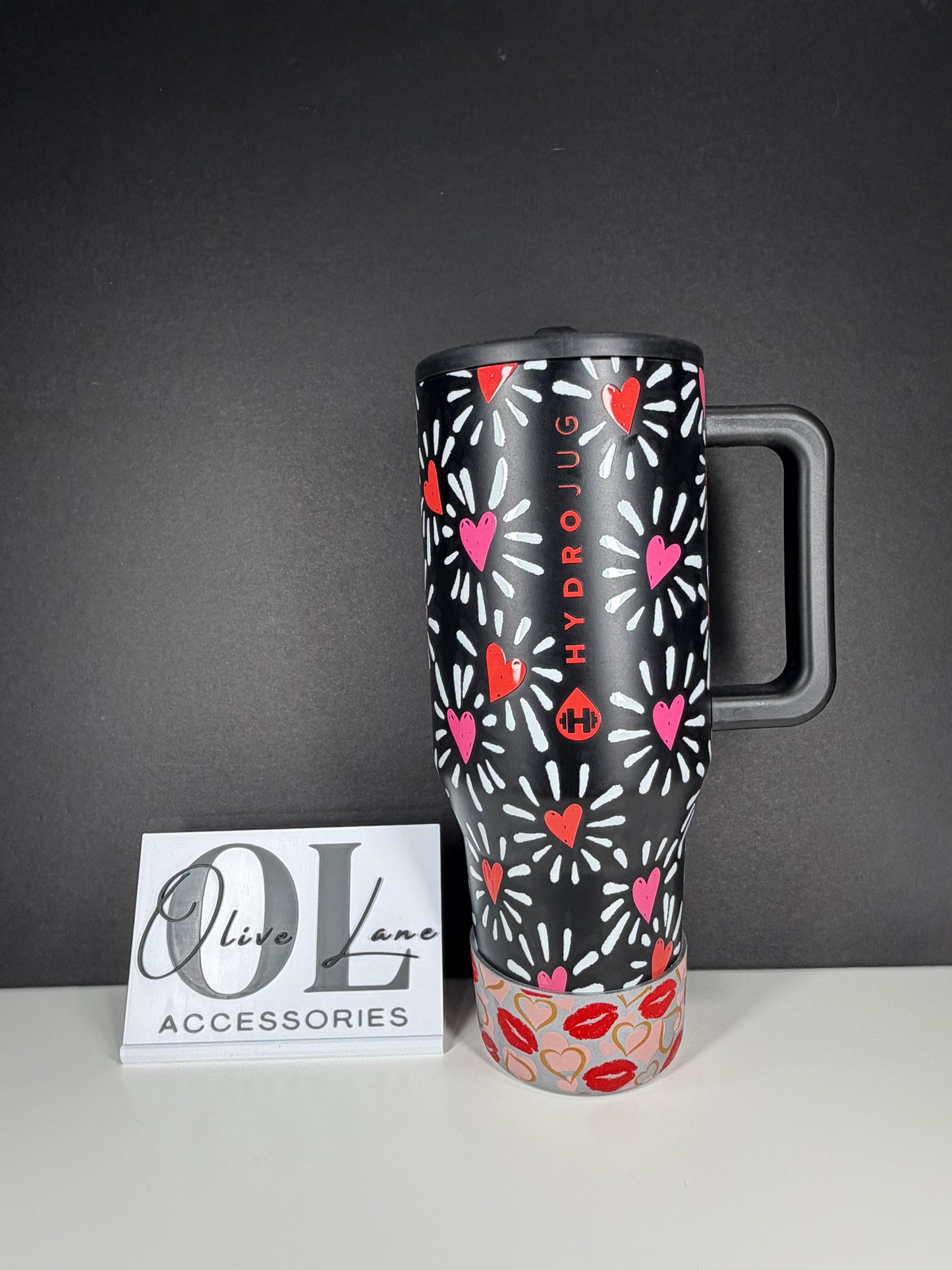 Kiss Me Silver - 3D Silicone Tumbler Boot