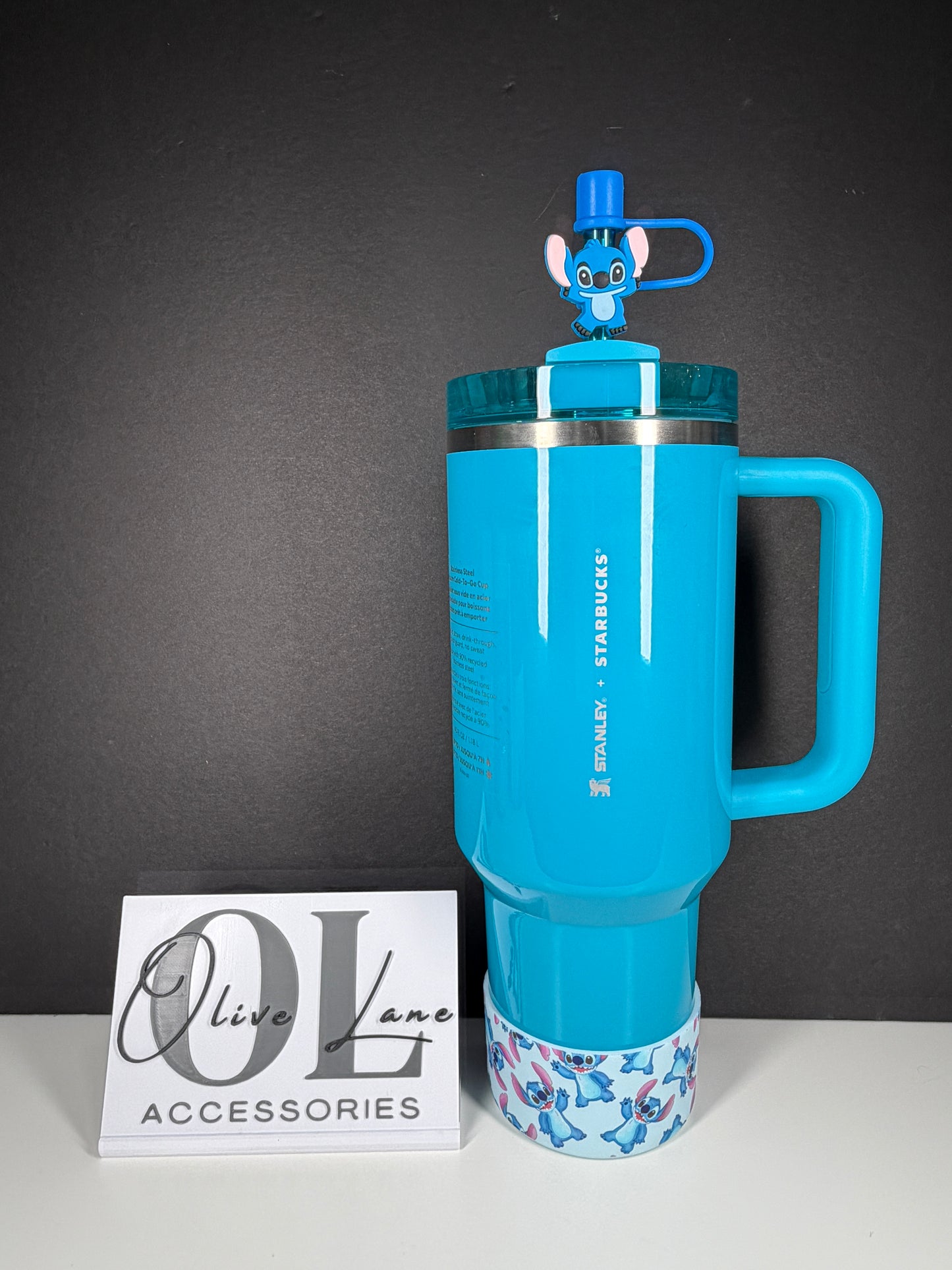 Wild One BLUE Silicone Tumbler Boot