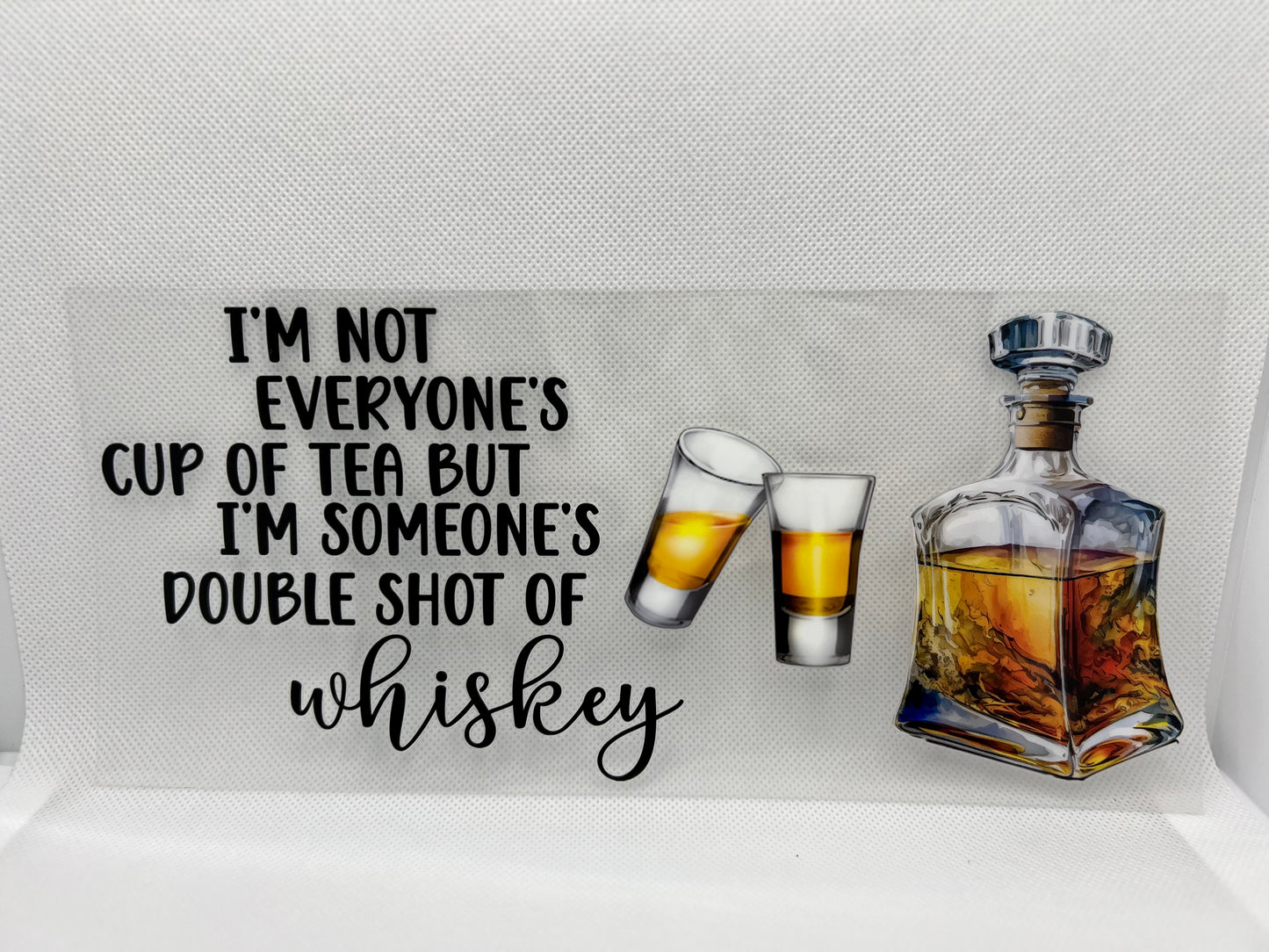 Shot of Whiskey UV DTF Wrap Decal