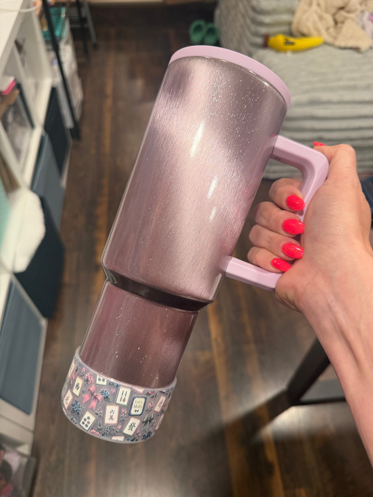 Mahjong CLEAR - 3D Silicone Tumbler Boot