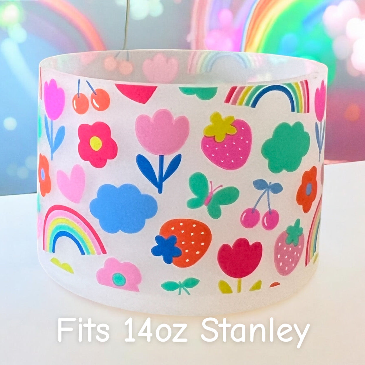 Rainbow Garden 6.0cm Kids Silicone Tumbler Boot