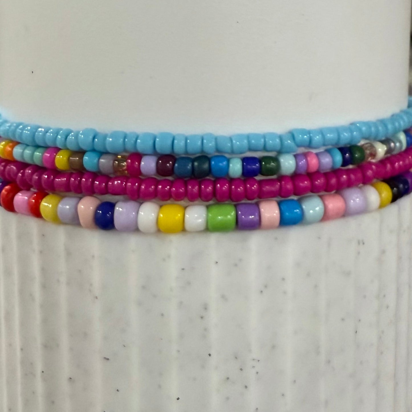 Rainbow Mini - Tumbler Bracelet Stacks