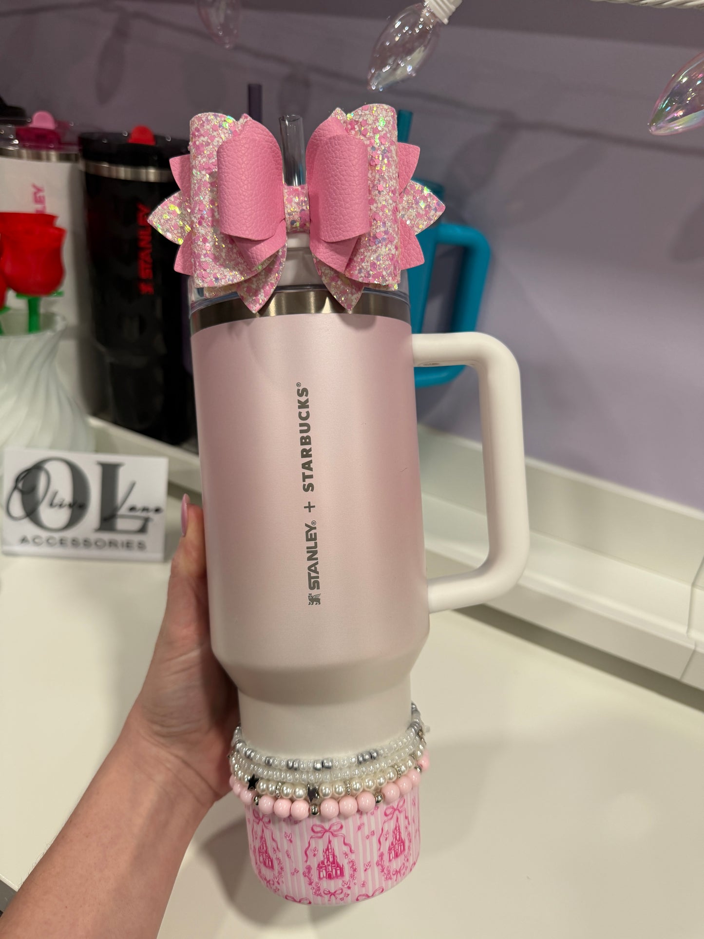 Magical Castle White - Silicone Tumbler Boot