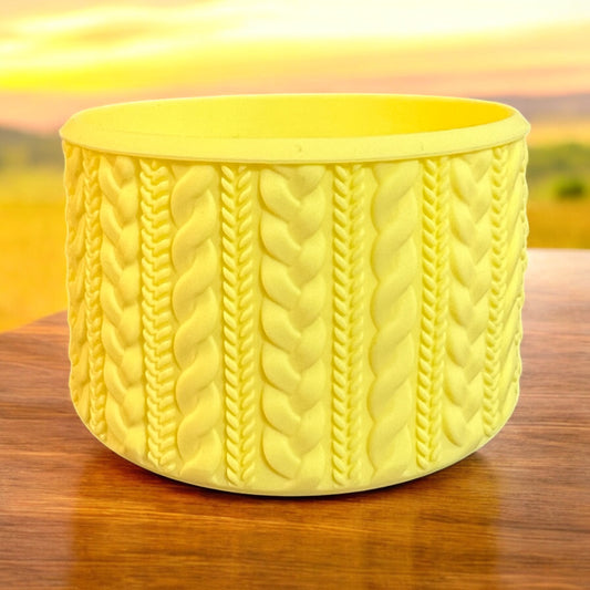 REECE (Pomelo Yellow) SWEATER Silicone Tumbler Boot