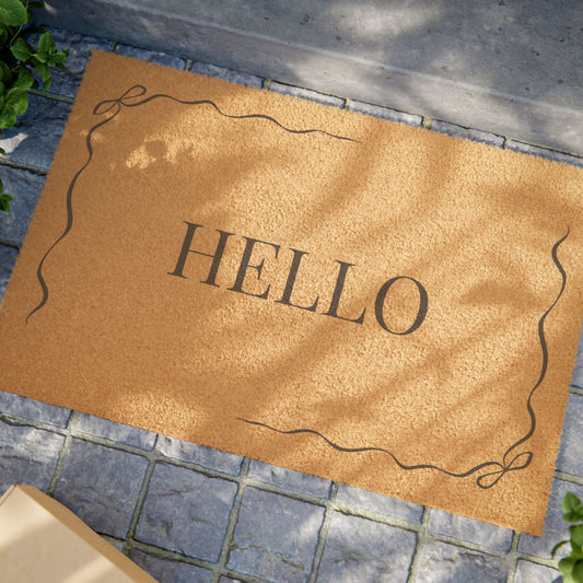 Hello Bows Doormat