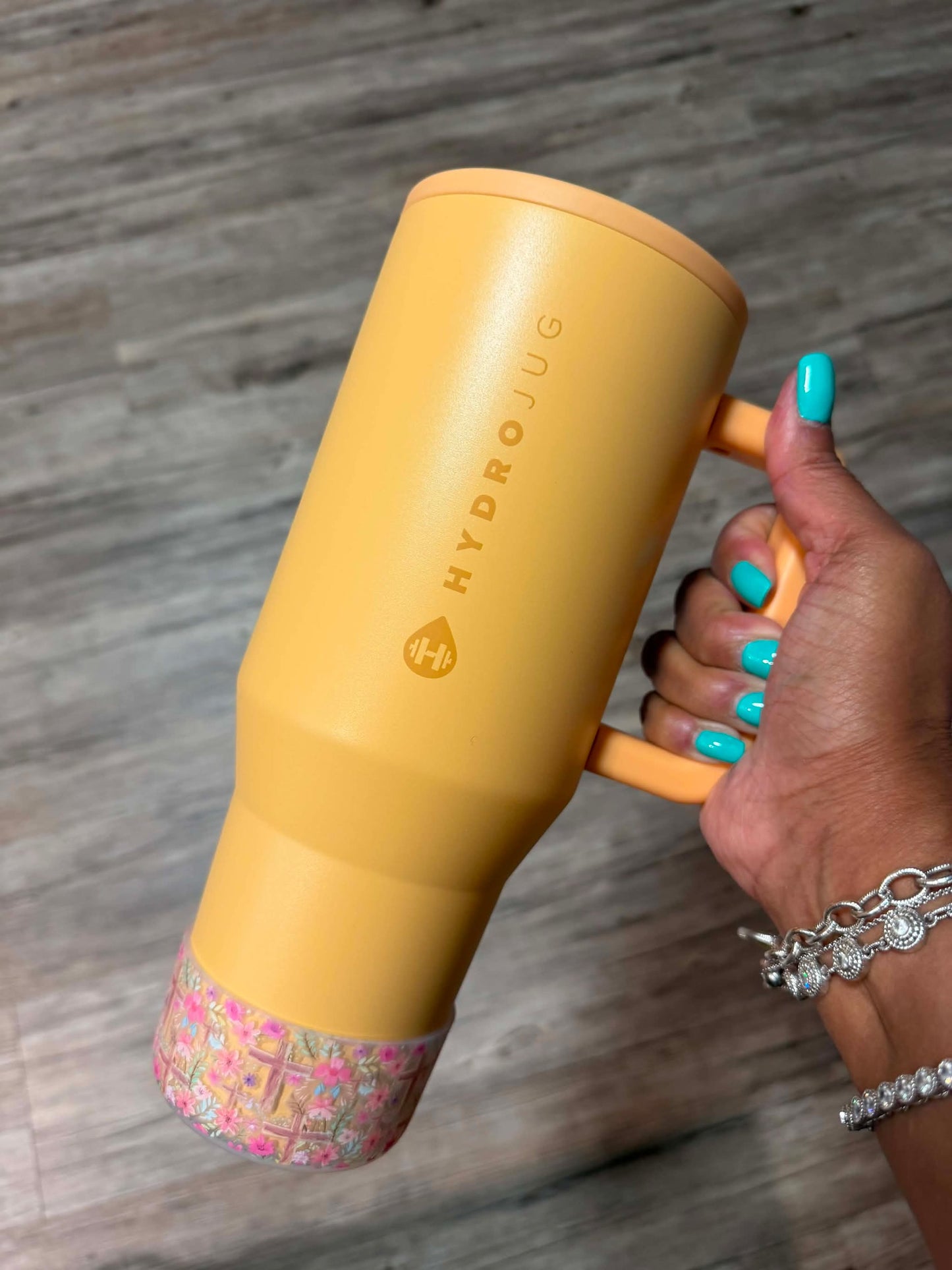 Faith In Bloom CLEAR - 3D Silicone Tumbler Boot