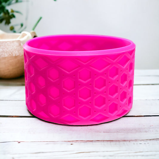 Electric Pink WAFFLE Silicone Tumbler Boot