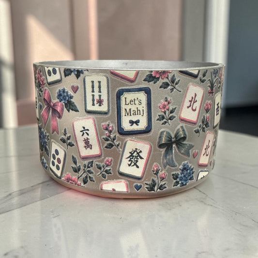 Mahjongg Silver - 3D Silicone Tumbler Boot