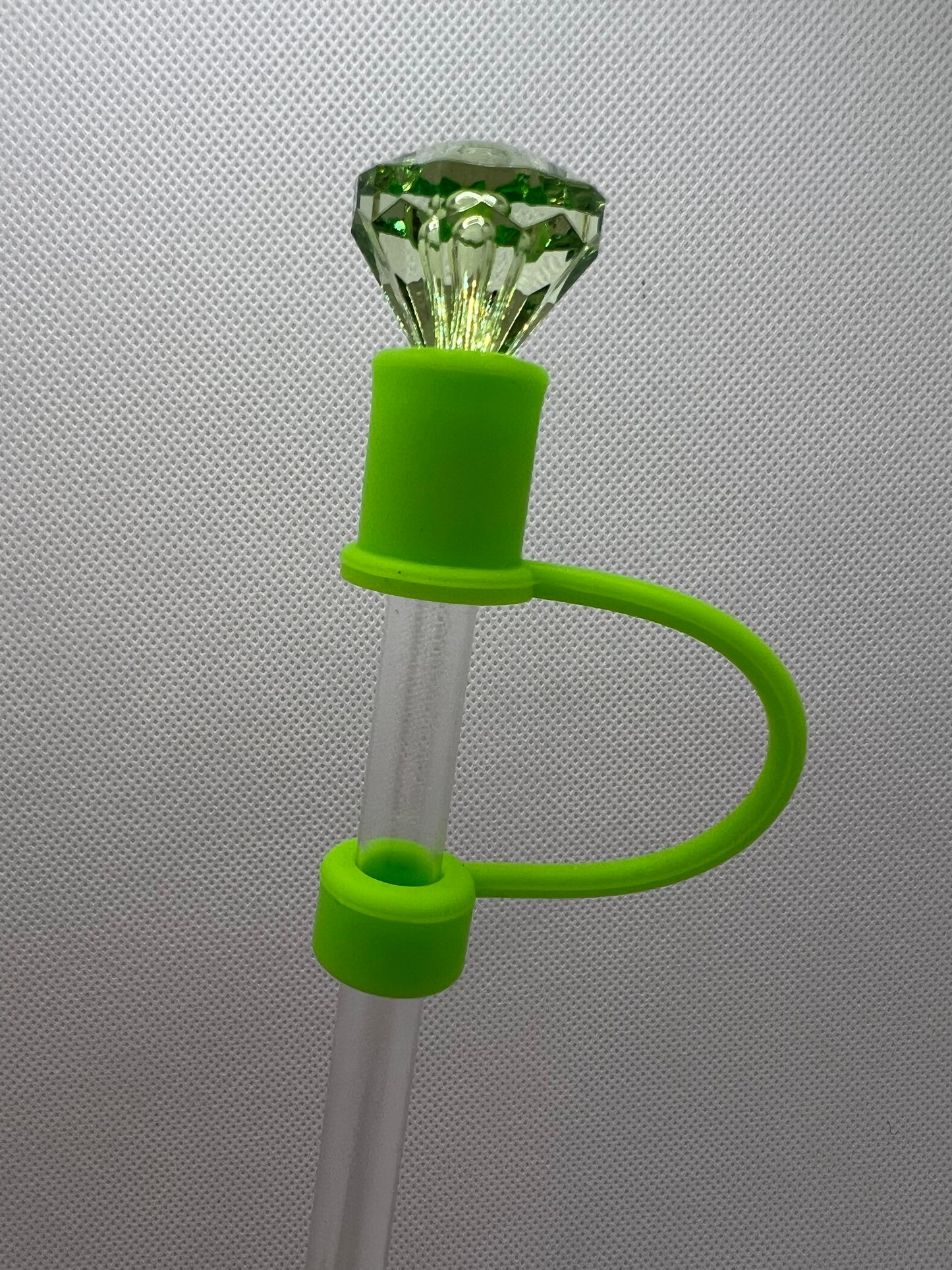 Green Diamond GREEN Base Straw Topper 10mm