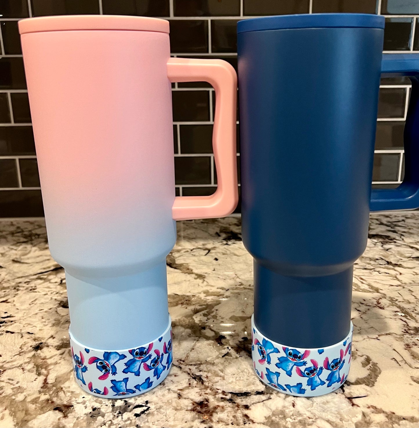 Wild One BLUE Silicone Tumbler Boot