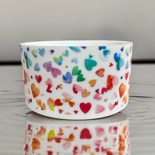 Floating Hearts 3D Silicone Tumbler Boot