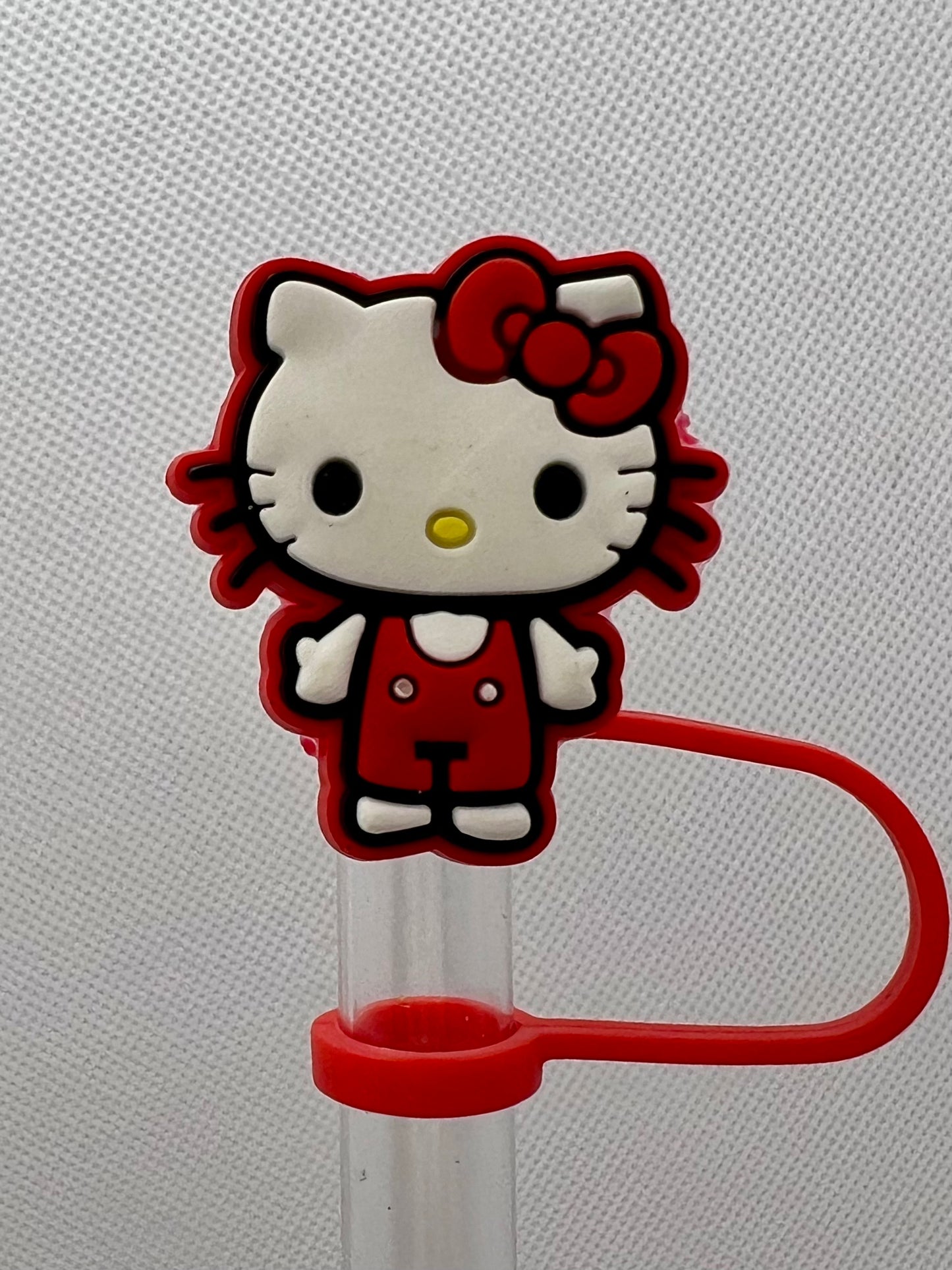 Kitty Silicone Straw Topper 10mm