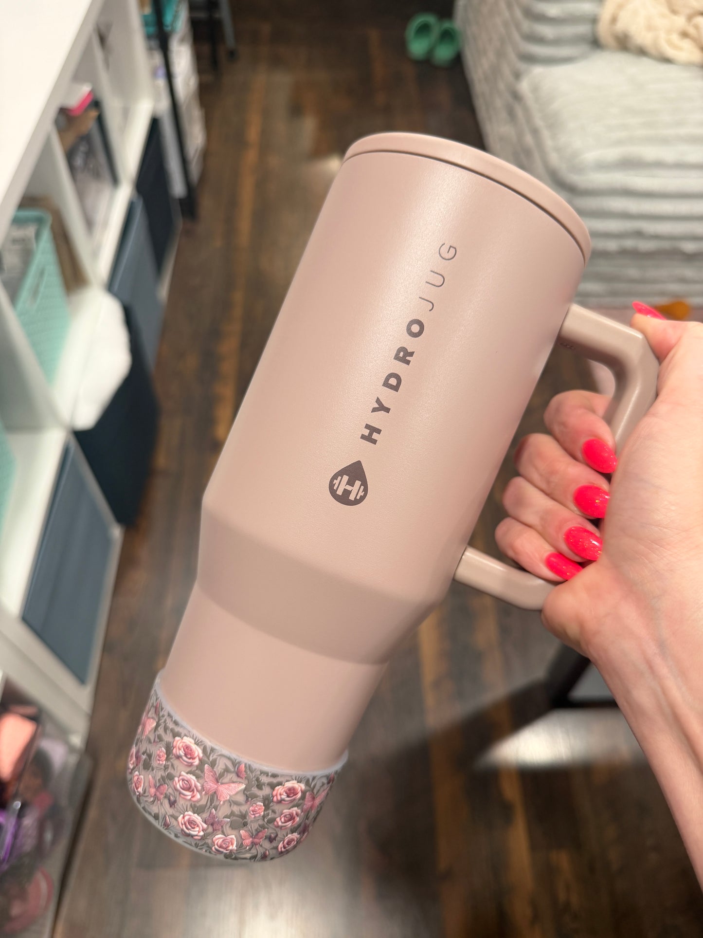 Roses & Butterflies CLEAR - 3D Silicone Tumbler Boot